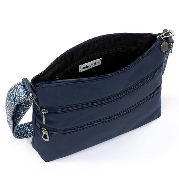 Sakroots Artist Circle Basic Crossbody in Eco Twill, Adjustable Crossbody Strap, - Picture 6 of 6